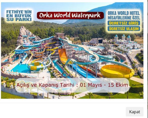 Orka World Hotel & Aquapark Ölüdeniz Eksteriør billede
